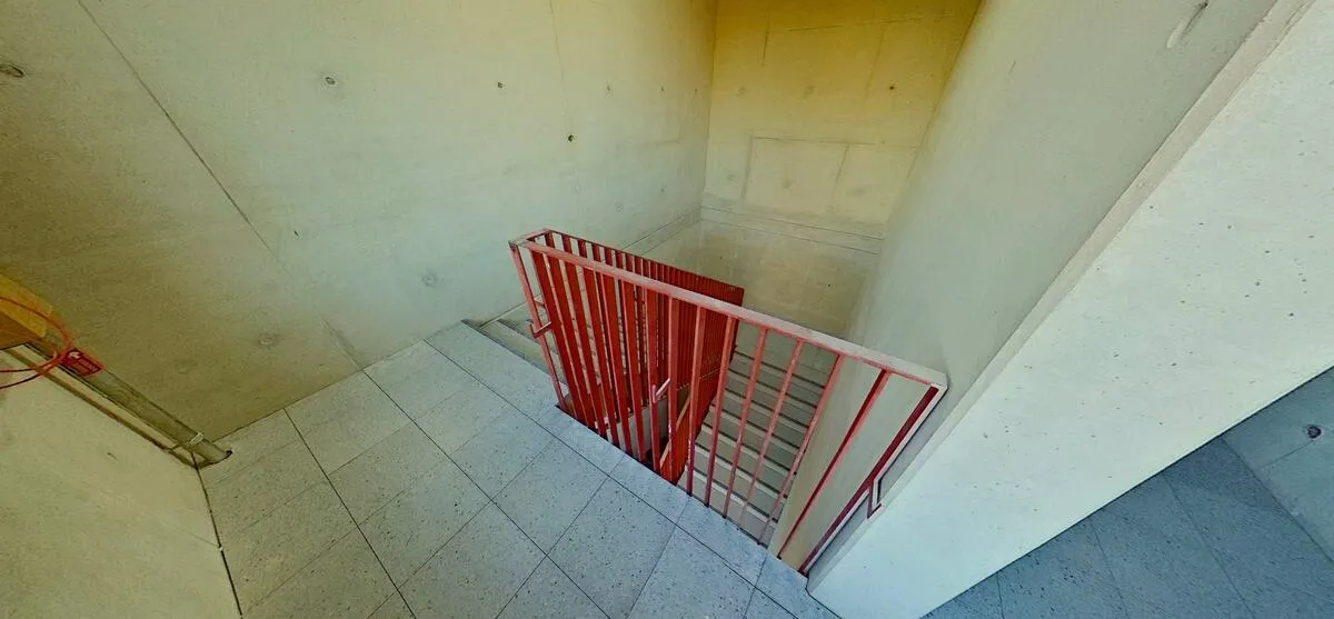Treppenhaus von oben
